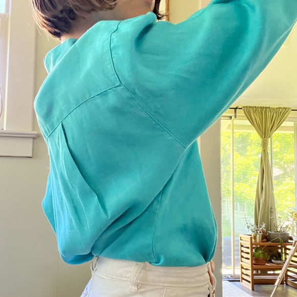 100% linen vintage button up - Picture 4 of 8